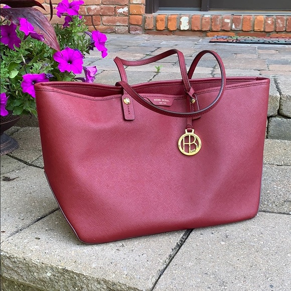 Henri Bendel red tote - Picture 1 of 7